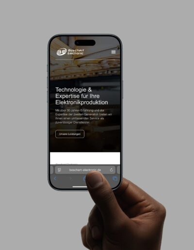 Website Boschert Electronic